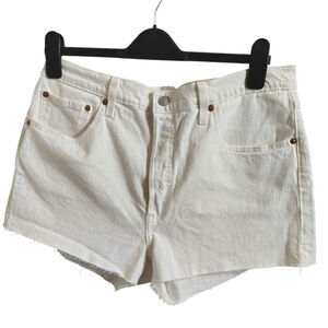 LEVIS 501 Shorts White Size 32